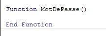 Excel formation - Générateur de mot de passe - 02