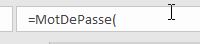 Excel formation - Générateur de mot de passe - 04