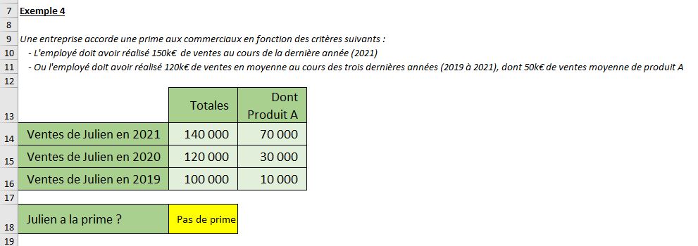 Excel formation - la fonction si par l'exemple - 10