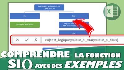 Découvrir la fonction SI() par l’exemple sur Excel (5 exemples à la difficulté progressive)