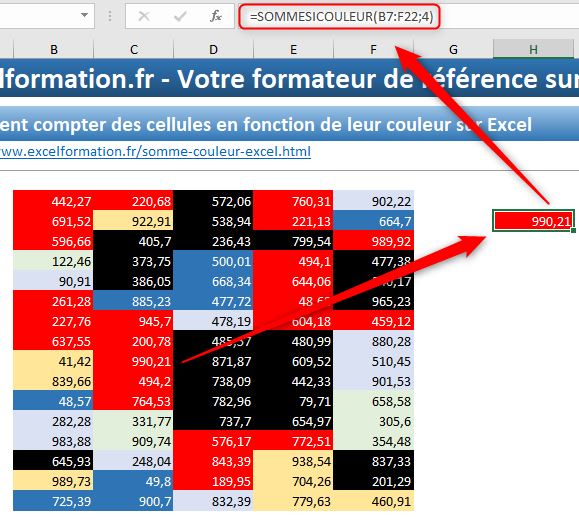 Excel formation - somme couleur - p2 - 02