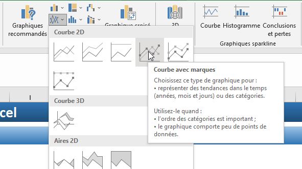 Excel formation - courbe tendance - 02