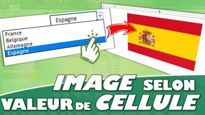 Comment afficher une image différente en fonction de la valeur d’une cellule Excel (sans VBA) ?