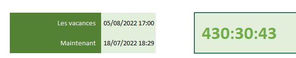 Excel formation - créer un décompte - 05