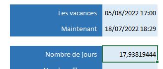 Excel formation - créer un décompte - 07