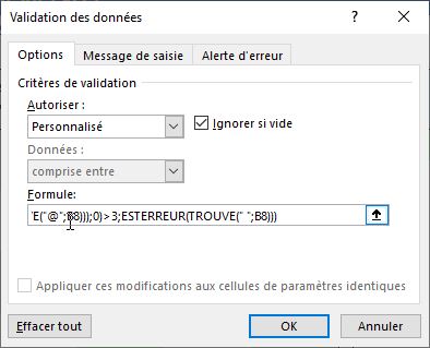 Excel formation - vérifier email - 04