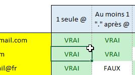 Excel formation - vérifier email - 03