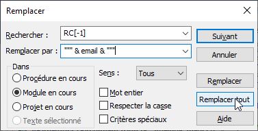 Excel formation - vérifier email - 07