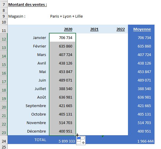 Excel formation - formule plusieurs classeurs - 06