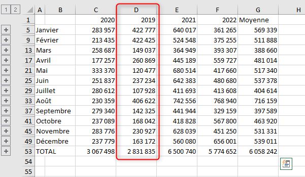 Excel formation - formule plusieurs classeurs - 17