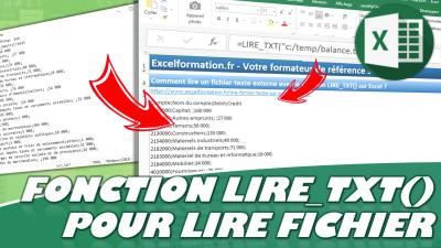 Comment lire un fichier externe (txt, csv,…) avec une fonction Excel VBA ?