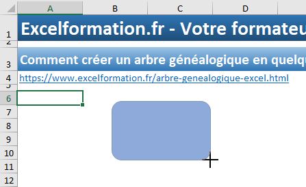 Excel formation - arbre généalogique - 02