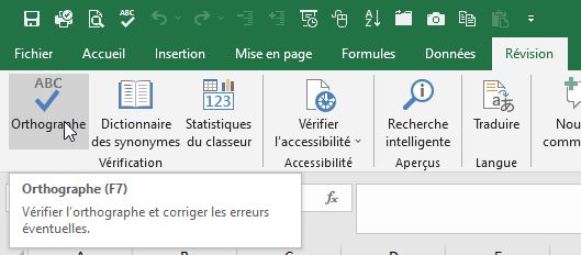 Excel formation - orthographe - 01