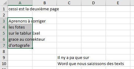 Excel formation - orthographe - 04