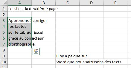 Excel formation - orthographe - 05