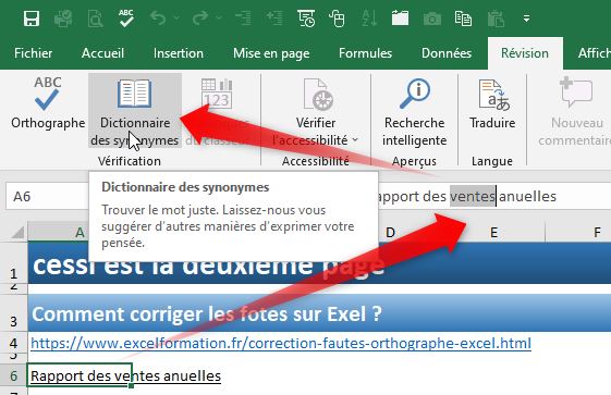 Excel formation - orthographe - 12