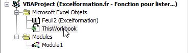 Excel formation - macro à l ouverture - 08