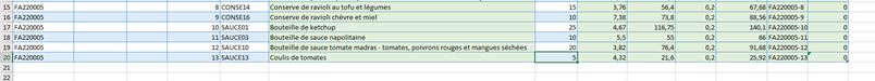 Excel formation - Facturation - 05