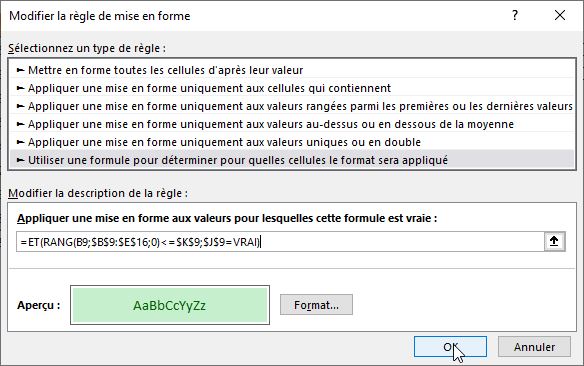 Excel formation - MFC à la demande - 22