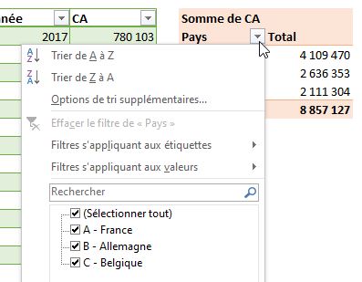 Excel formation - TCD Purger anciens éléments - 03