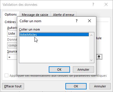 Excel formation - les noms de cellules - 05