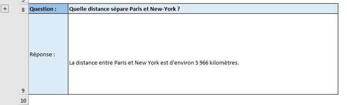 Excel formation - Connecter Chat GPT dans Excel - 10