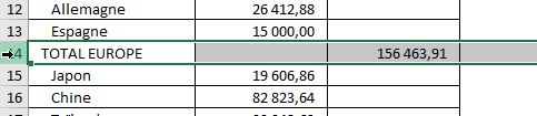 Excel formation - somme intelligente - 02