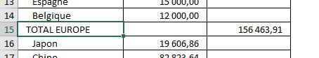 Excel formation - somme intelligente - 04