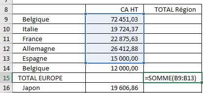 Excel formation - somme intelligente - 05