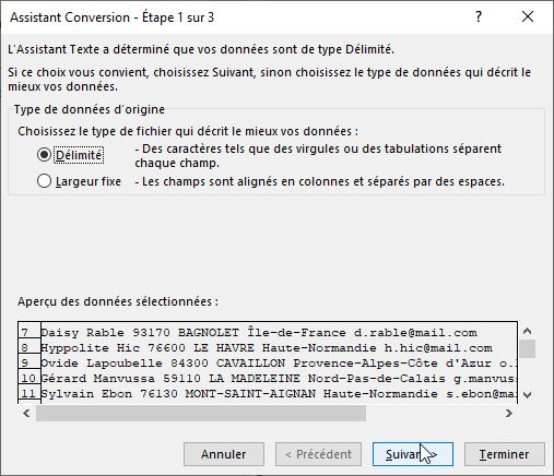 Excel formation - extraire mot - 03