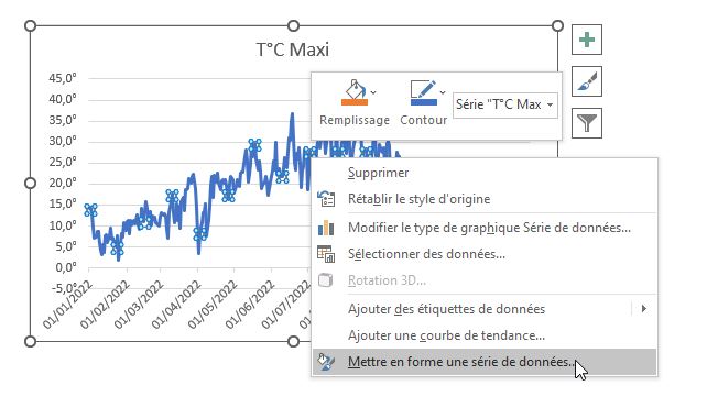 Excel formation - graphique multicolor - 03