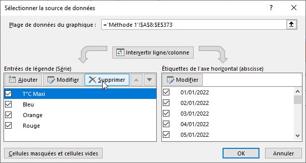 Excel formation - graphique multicolor - 11