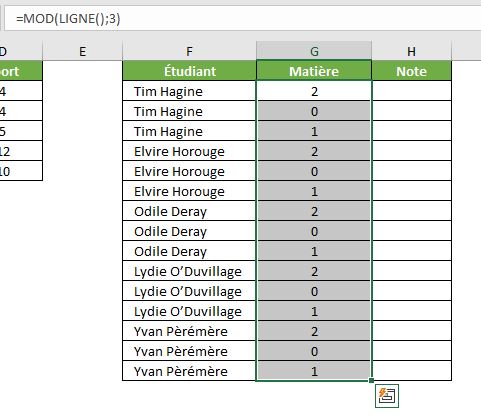 Excel formation - 3d to 2d - 06