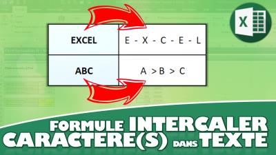 Comment ajouter des caractères (espaces, etc.) dans une cellule Excel