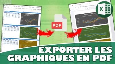 Comment exporter un ou plusieurs graphiques dans un fichier PDF (ou JPG) avec Excel  ?