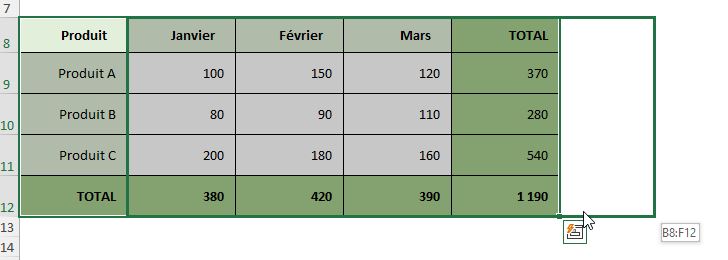 Excel formation - formule en valeur excel - 04