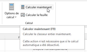 Excel formation - formule ne se calcule pas - 08