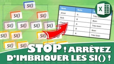 Arrêtez d'imbriquer des fonctions SI() sur Excel ! Découvrez SI.MULTIPLE() et SI.CONDITIONS()