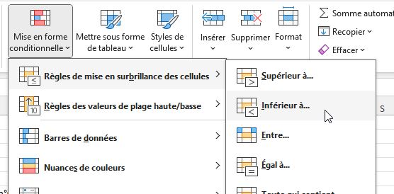 Excel formation - Convertir la mise en forme conditionnelle - 05