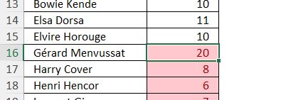 Excel formation - Convertir la mise en forme conditionnelle - 08