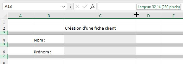 Excel formation - formulaire dynamique sans coder de vba - 06