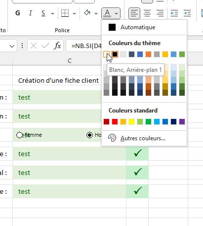 Excel formation - formulaire dynamique sans coder de vba - 29