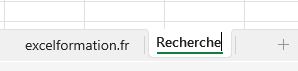 Excel formation - recherche en temps réel - 01