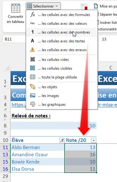 Excel formation - barre d'outils - c1 - 06