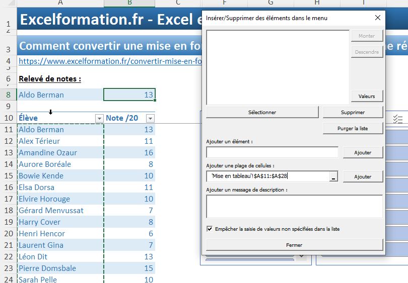 Excel formation - barre d'outils - c2 - 01