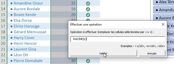 Excel formation - barre d'outils - c2 - 17