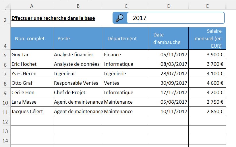 Excel formation - recherche en temps réel - p2 - 09