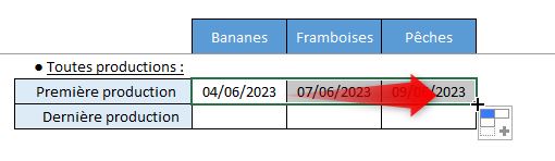 Excel formation - date plus ancienne avec critère - 03