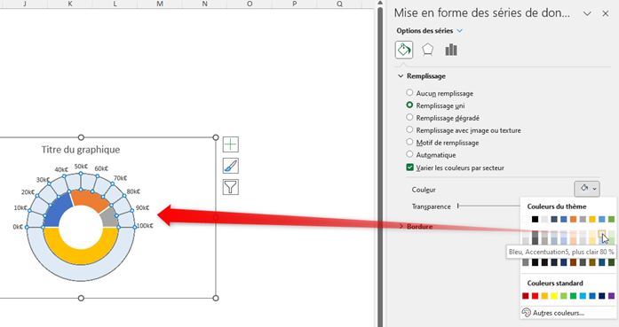 Excel formation - Graphique Jauge - 22