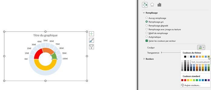 Excel formation - Graphique Jauge - 23